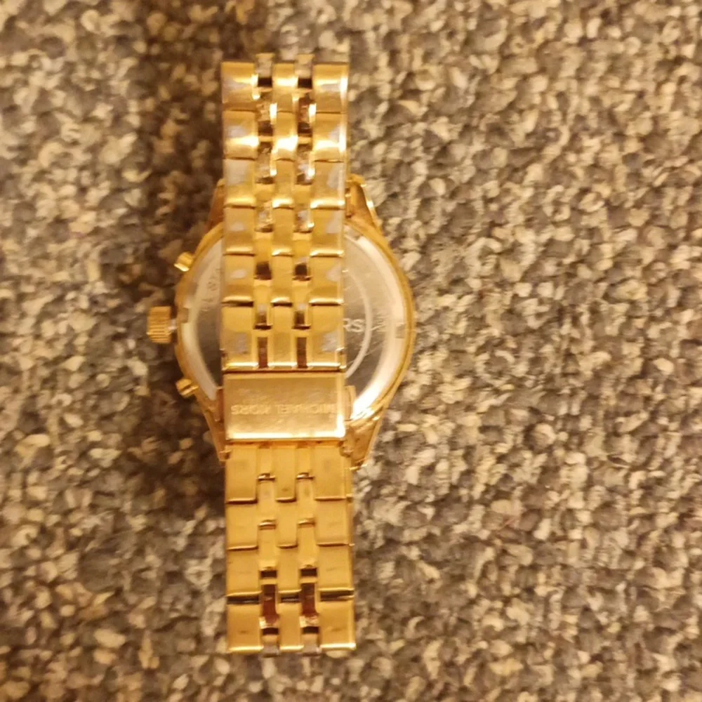 Michael Kors MK 5192 gold tone chronograph women's watch